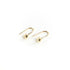 Tourmaline Dot Earrings in Yellow Gold